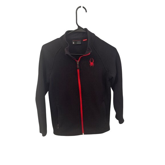 Boy's spider black jacket size M (10-12) - Picture 1 of 3